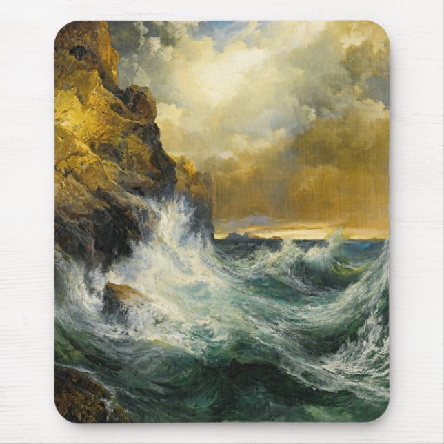 The Receding Wave by Moran, 1909 Mouse Pad (Front)