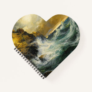 The Receding Wave by Moran, 1909 Notebook