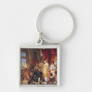 The Reception of Christopher Columbus Keychain
