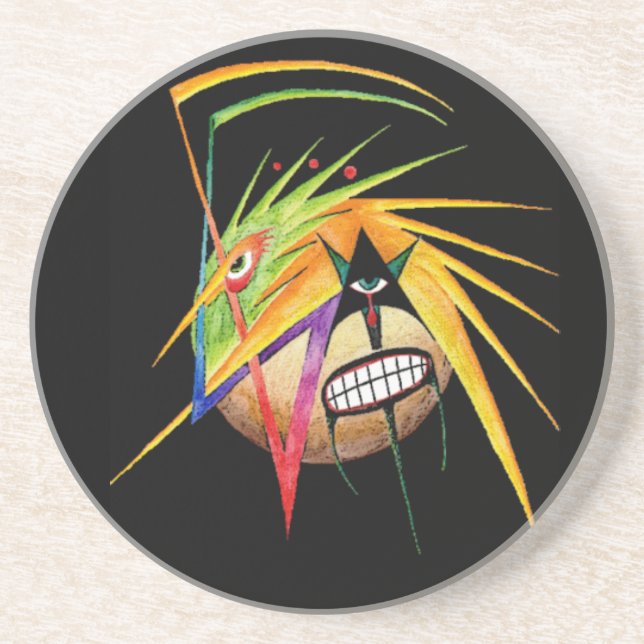 "The Reckoning" Mandala Drink Coaster (Front)