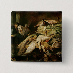 The Recognition of Philopoemen, c.1609 2 Inch Square Button