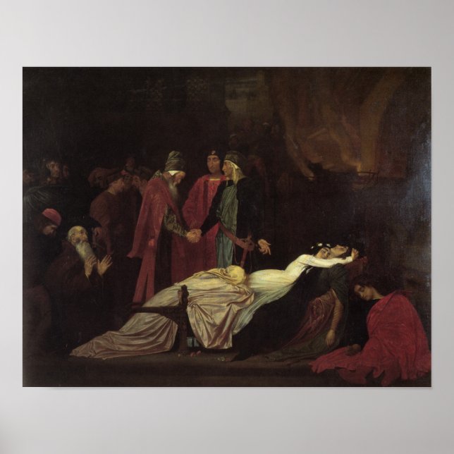 The Reconciliation Of The Montagues And Capulets Poster (Front)