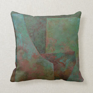 The Red and The Green Throw Pillow