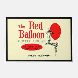 The Red Balloon Coffee House, Niles, Illinois Doormat