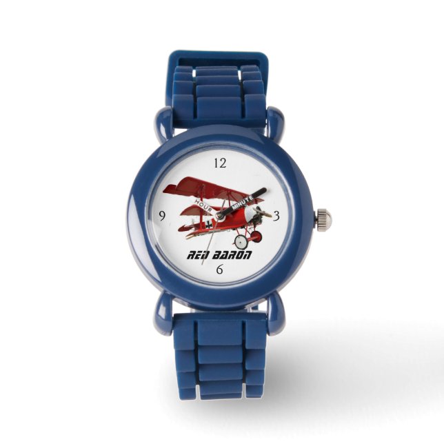 The "Red Baron" triplane Watch (Front)