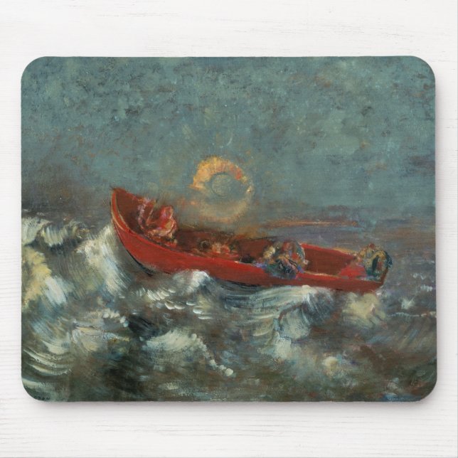The Red Boat, 1905 Mouse Pad (Front)