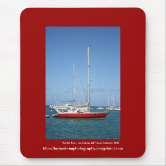 The Red Boat - Customized Mouse Pad
