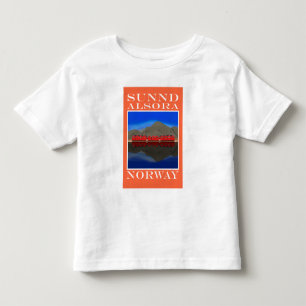 The Red Boat Houses Sunndalsøra Norway Toddler T-shirt
