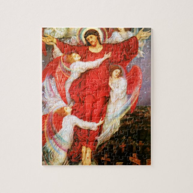 The Red Cross (Crucifixion of Jesus Christ) Jigsaw Puzzle (Vertical)