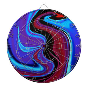 The Red Dragon Abstract Dartboard