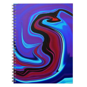 The Red Dragon Abstract Notebook