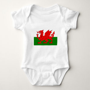 The Red Dragon [Flag of Wales] Baby Bodysuit
