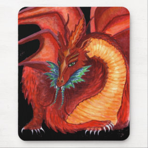 The Red Dragon Mouse Pad