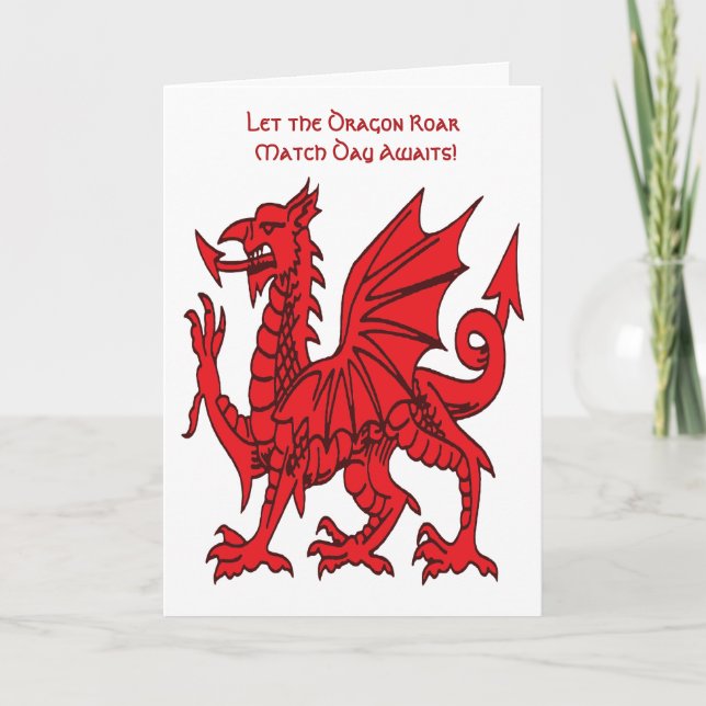The Red Dragon Strength Pride and Unity Card (Front)