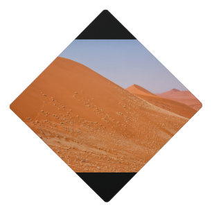 The red dunes of Sossusvlei Graduation Cap Topper