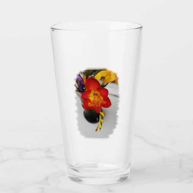 The red freesia glass (Front)