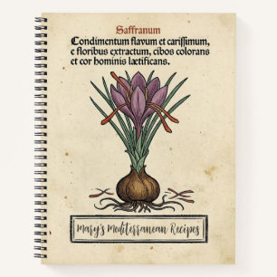 The Red Gold Crocus: Medieval Saffron Recipe Notebook