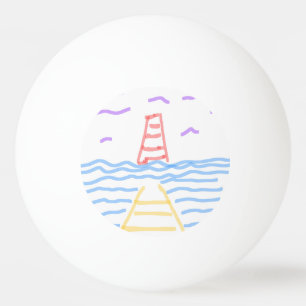The Red Lighthouse and the Pier Ping Pong Ball