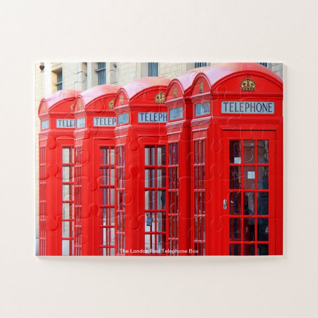 The Red London Telephone Box Jigsaw Puzzle (Horizontal)