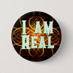 The Red MedallionI am Real 2 Inch Round Button