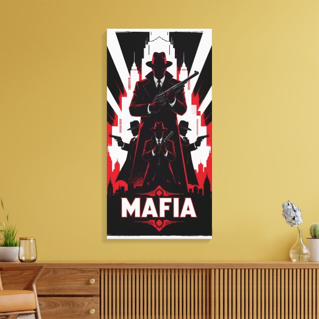 The Red Oath Canvas Print (Insitu(LivingRoom))