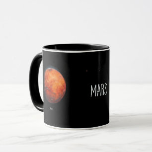 The Red Planet: Mars Watercolor Mug