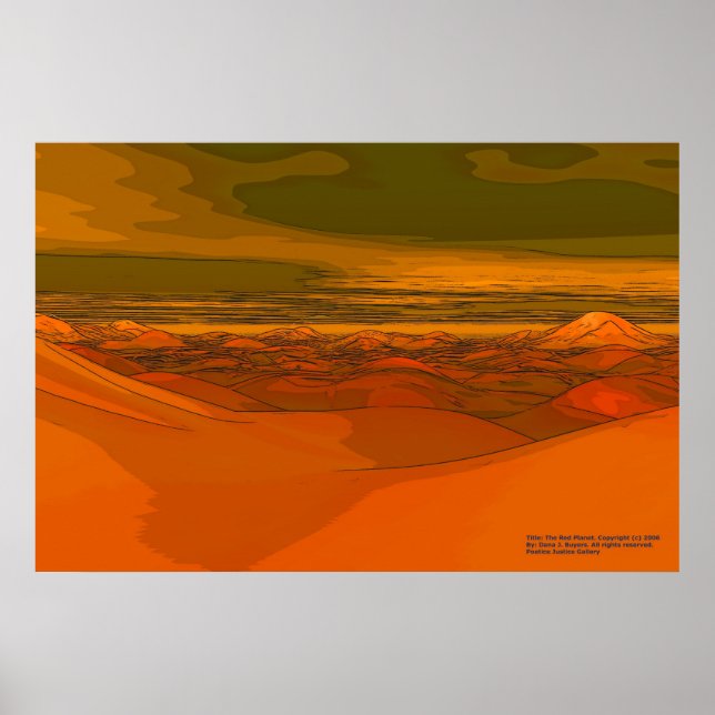 The Red Planet Poster (Front)