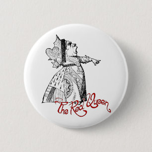 The Red Queen 2 Inch Round Button