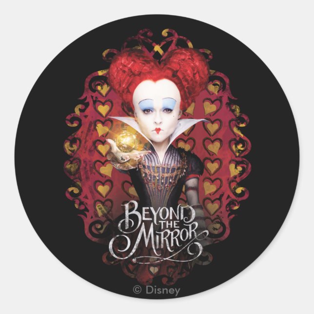 The Red Queen | Beyond the Mirror Classic Round Sticker (Front)