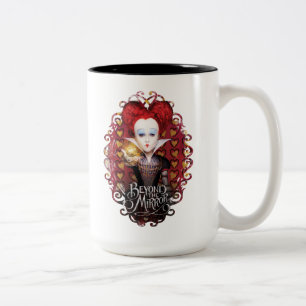 The Red Queen Beyond the Mirror Two-Tone Coffee Mug