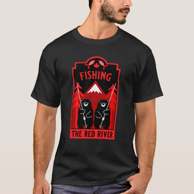 The Red River Fishing Canada T-Shirt (Front)