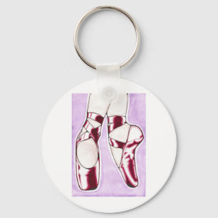 The Red Shoes ballet slippers Keychain