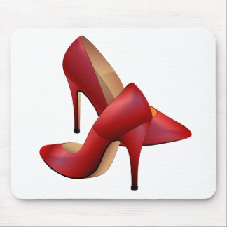 The red Shoes Mouse Pad
