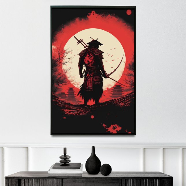 The Red Sun, a Symbol of Epic Warrior in Japanese  Poster (Creator Uploaded)