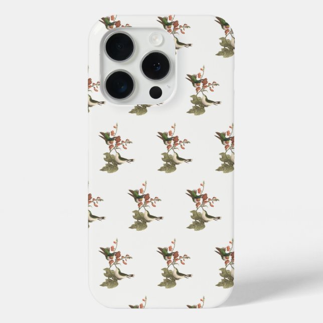 The Red-throated or Ruby-throated Hummingbird Case-Mate iPhone Case (Back)