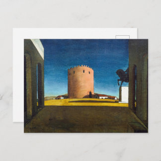 The Red Tower | Giorgio de Chirico |  Postcard