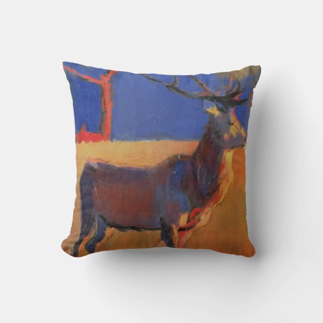 The Red Tree 1995 Throw Pillow (Front)