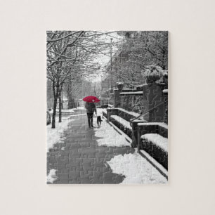 The Red Umbrella Jigsaw Puzzle