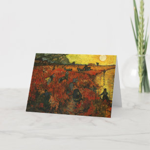 The Red Vineyard at Arles Card