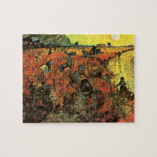 The Red Vineyard by Vincent van Gogh Jigsaw Puzzle