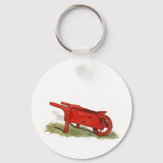 The Red Wheelbarrow Keychain