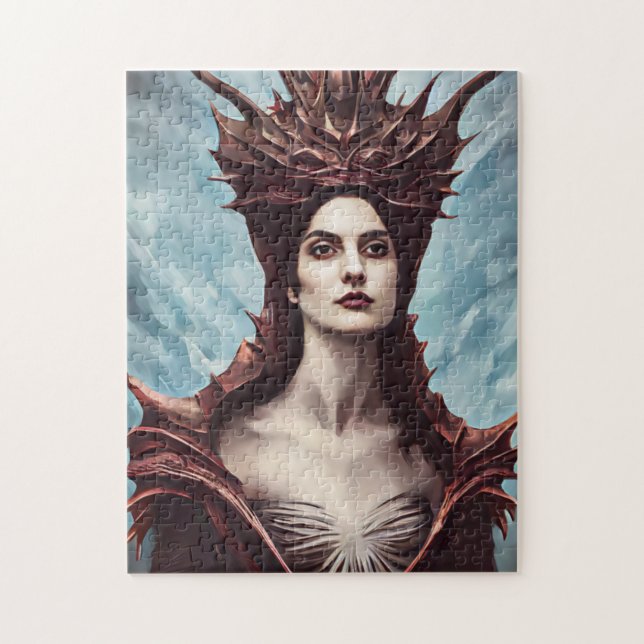 The Red Witch Of The Mountains Fantasy art  Jigsaw Puzzle (Vertical)