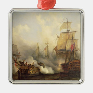 The Redoutable at Trafalgar, 21st October 1805 Metal Ornament