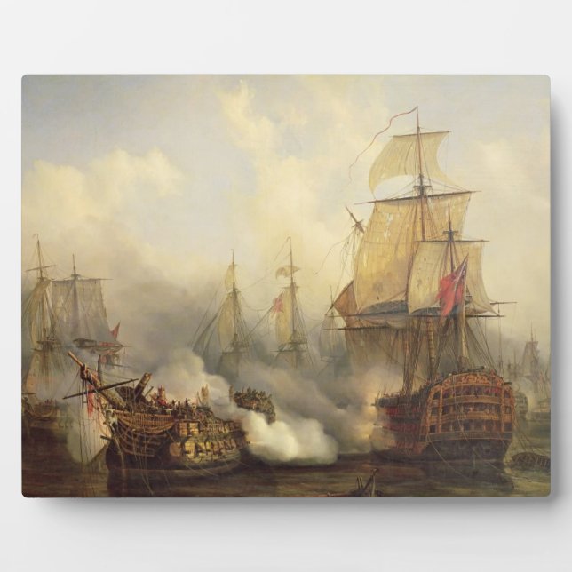 The Redoutable at Trafalgar, 21st October 1805 Plaque (Front)