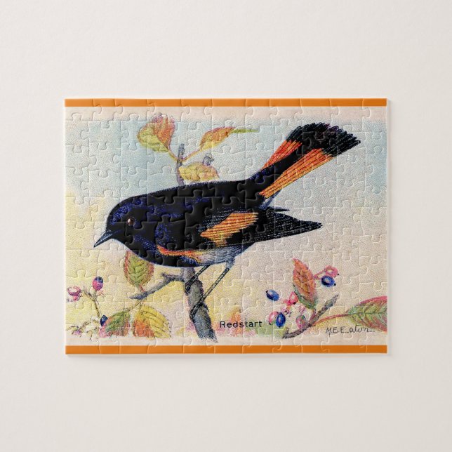 The Redstart Bird Jigsaw Puzzle (Horizontal)