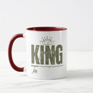 The reel carp King   Carp fishing Mug