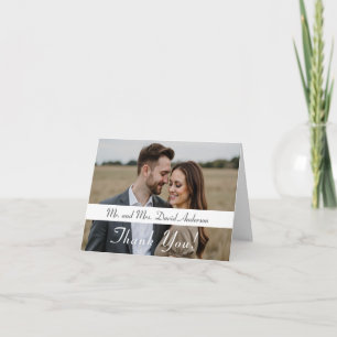 The Refined Catholic Wedding Folded Thank You Card