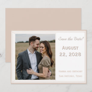 The Refined Catholic Wedding Save The Date