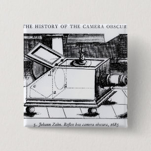 The reflex box camera obscura 2 inch square button