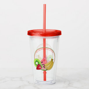 The Refreshing Taste Of Fruit Acrylic Tumbler